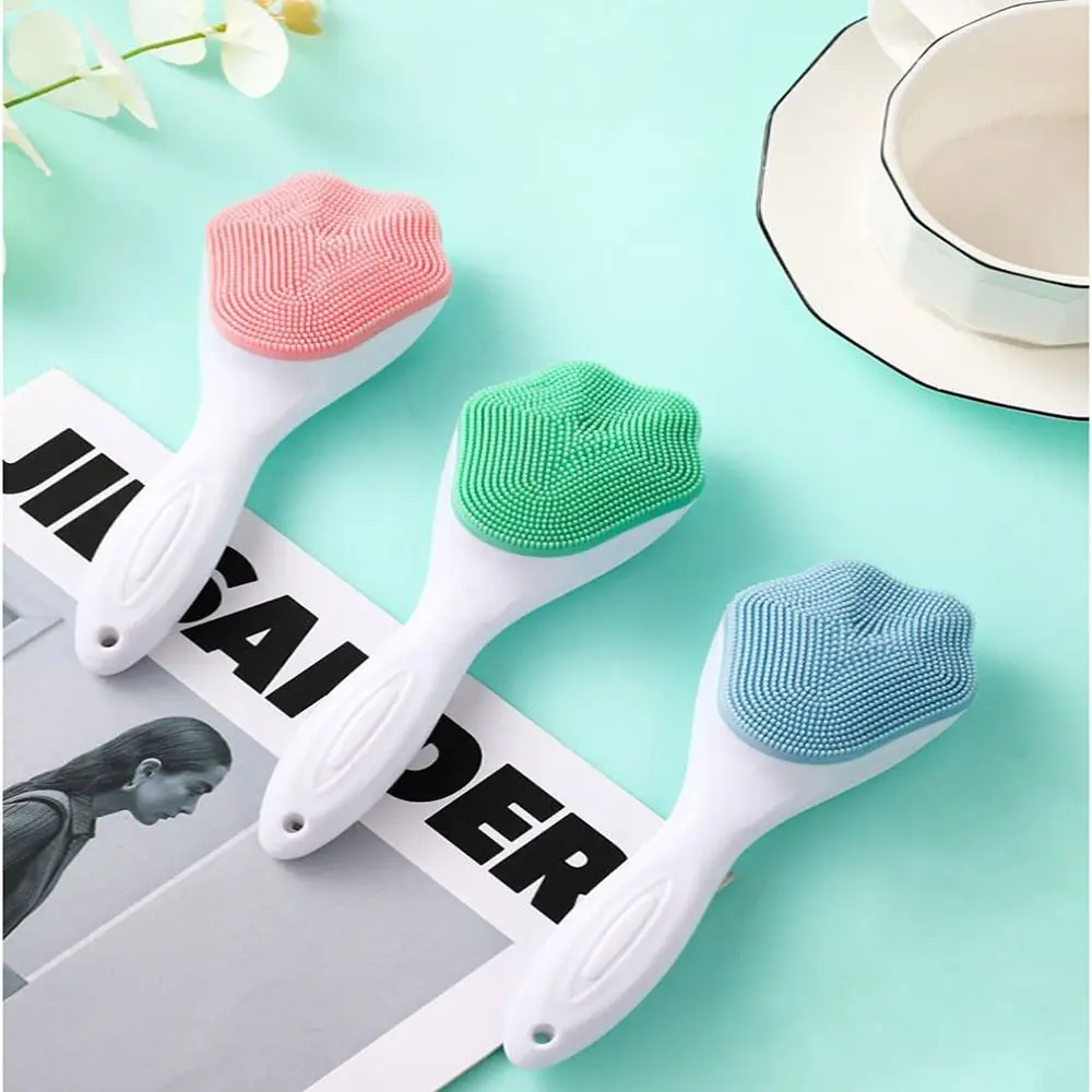 

Soft Silica Gel Facial Brush Cat Paw Shape Blackhead Remover Exfoliating Facial Brush Skin Care Silicone