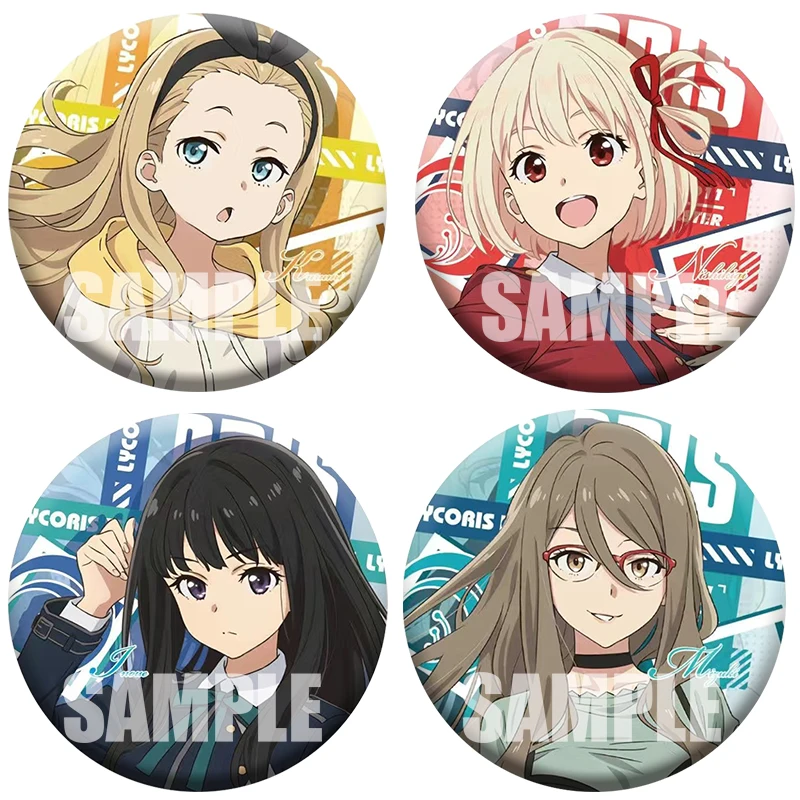 

Lycoris Recoil nishikier Chisato Inoue Takina значок аниме брошь значок