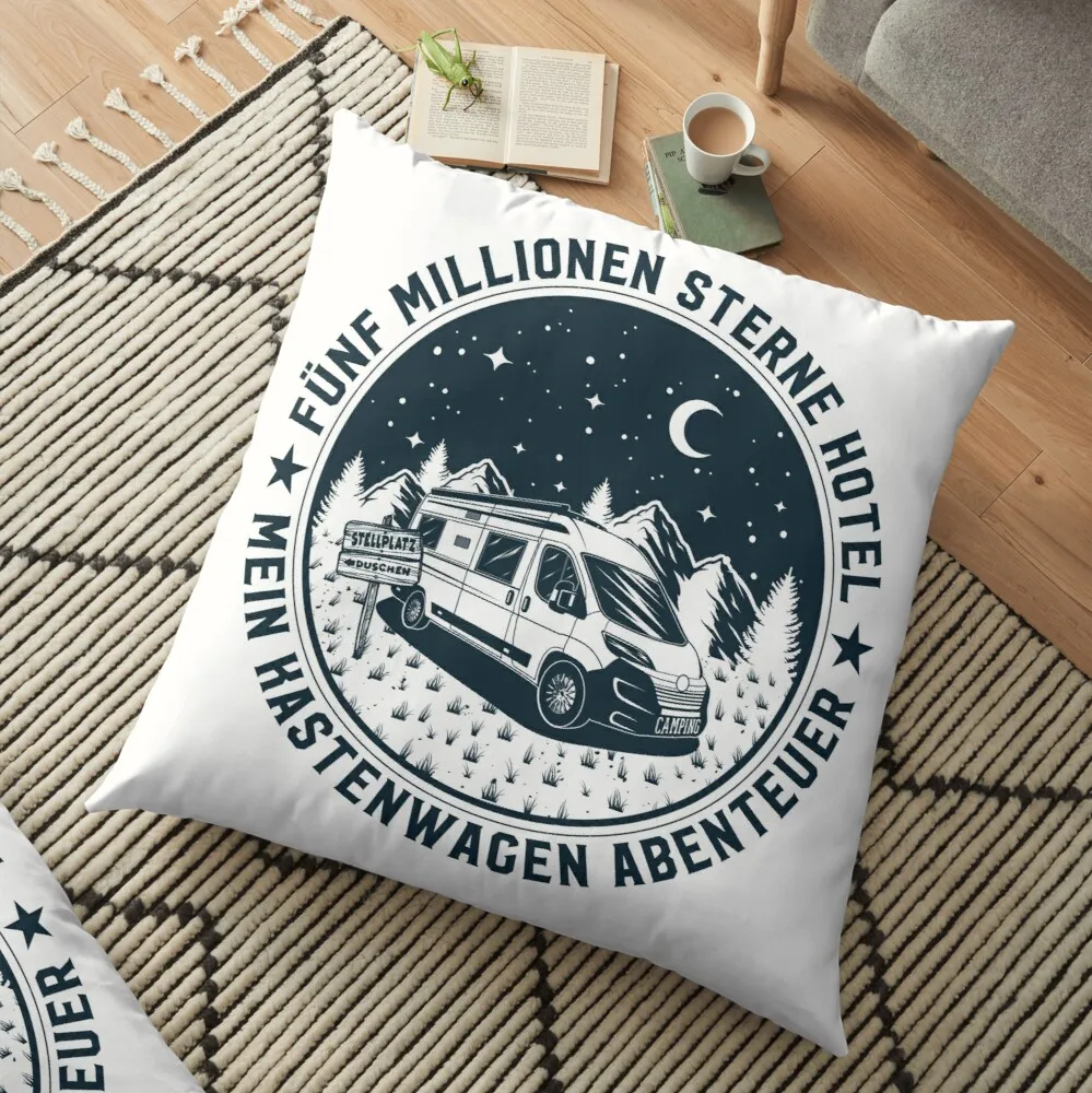 

Van - My van adventure Floor Pillow Cusions Cover