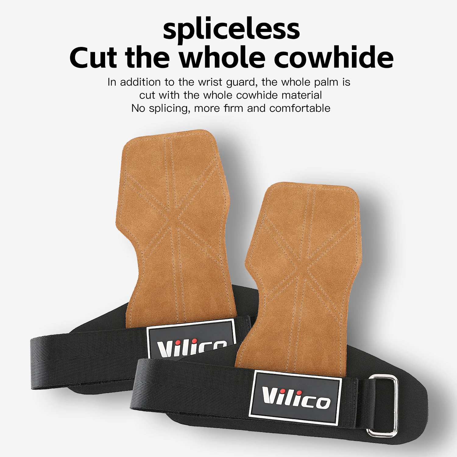 2Pcs Gym Gloves Fitness Hand Palm Protection Equipment Anti Slip Wear-resistant Wrist Protection Hard Pull Grip Strength Gloves