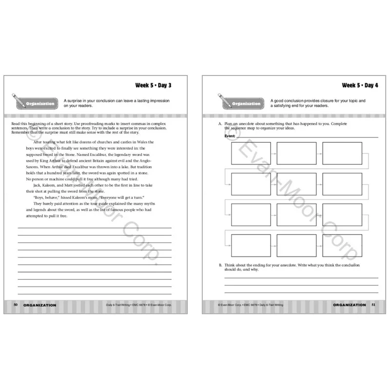 Grade 8 Daily Writing Workbook 4