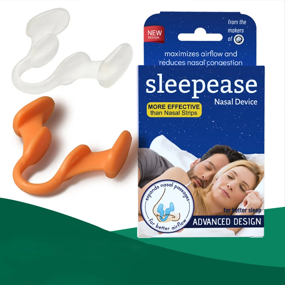 Silicone Anti-Snoring Nose Clip Device Nasal Dilator To Stop Snoring Improve Sleep Sport Easy Breathing for Rhinitis Relief