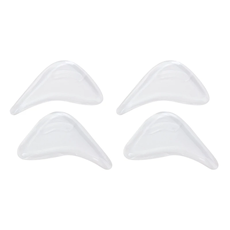 

2 Pair Of Gel Toe Pads Insoles For Pointed Shoes/Shoes Too Big---Clear