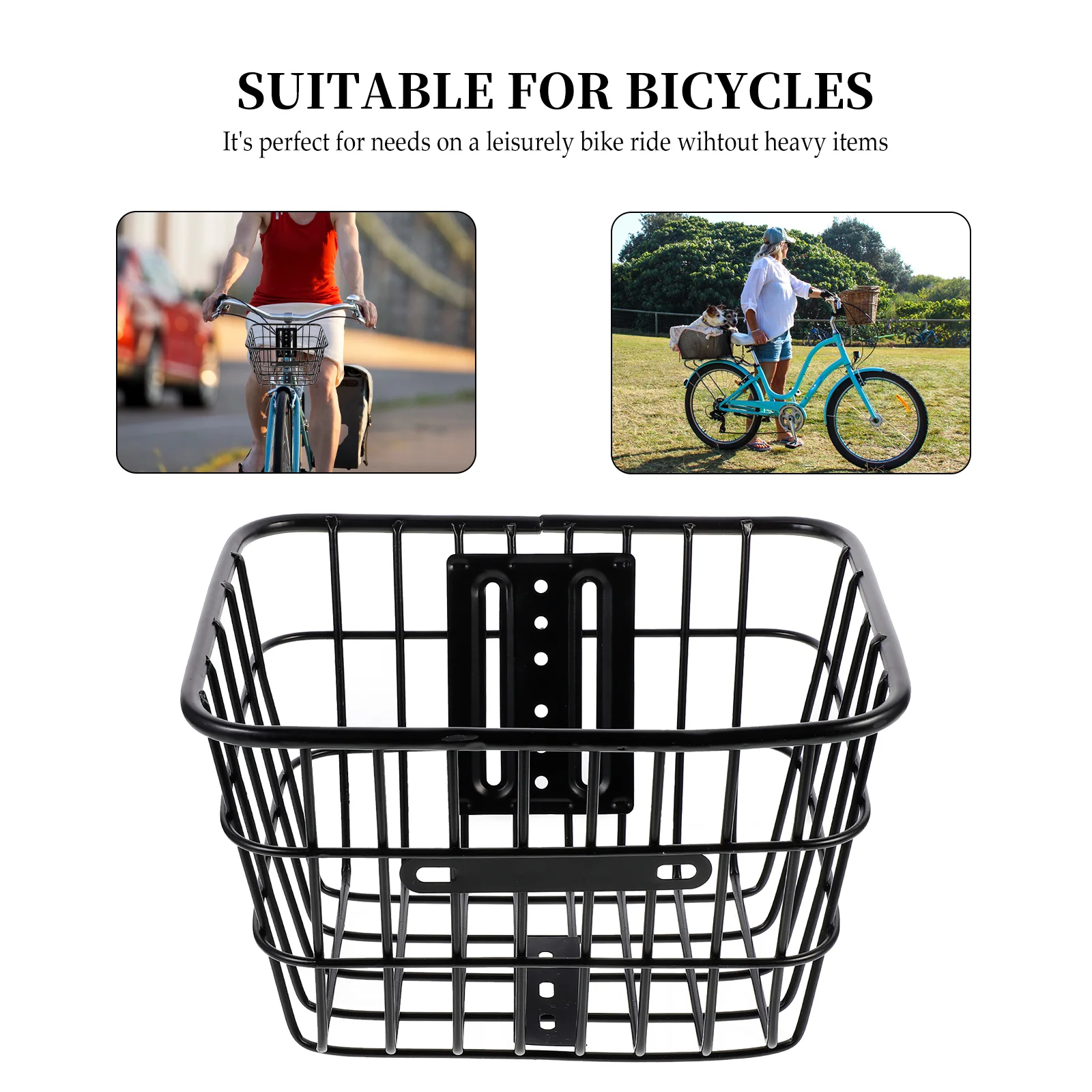 

Basket Bike Rear Front Container Hanging Storage Metal Kids Net Accessories Bikes Childrens Baskets Collapsible