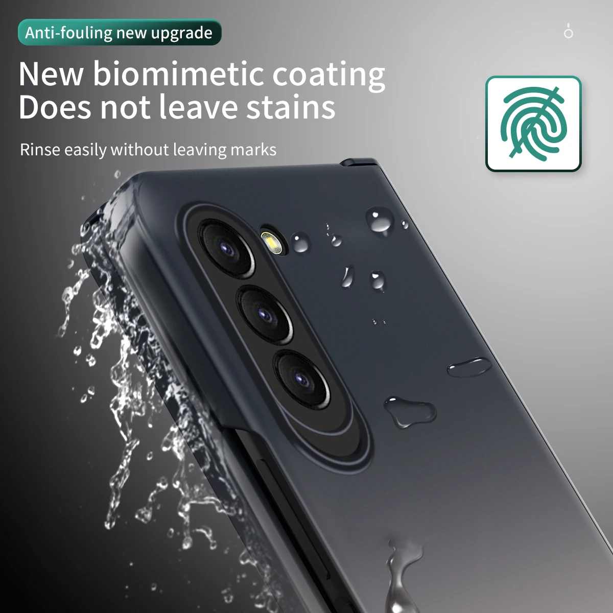 Stylish Gradient Color Macaron Phone Case For Samsung Galaxy Z Fold 5 Hinge Folding All-wrap Fall Protection Cover Accessories