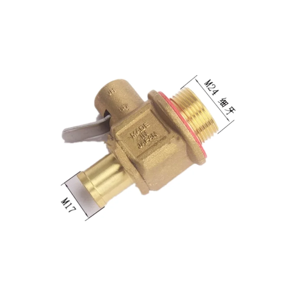 34313-05202 excavator parts engine C6.4 for E200B 320D B C engine oil pan drain valve switch screw