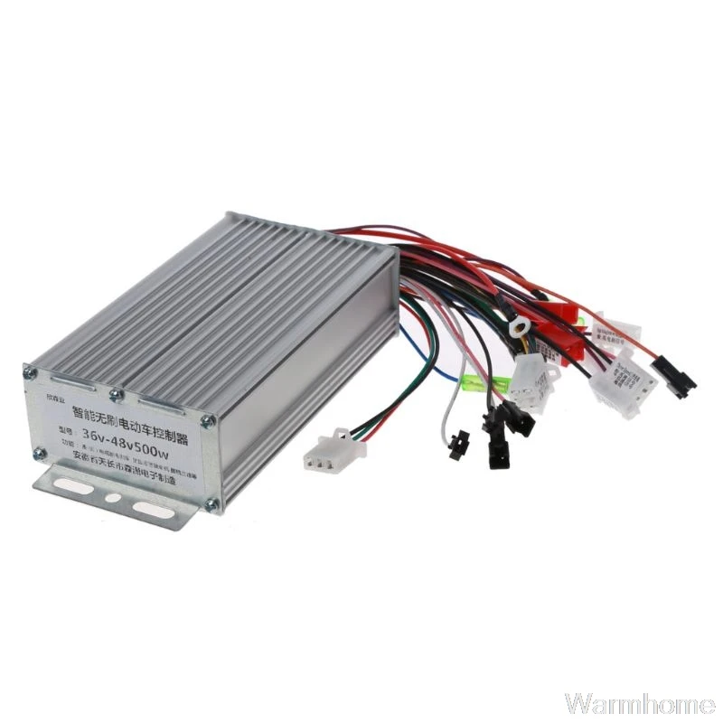 36V-48V 500W 12Pipe Wire Brushless Motor Controller for Electric Bike Tricycle dc motor speed controller,motor speed controller,electric bike controller