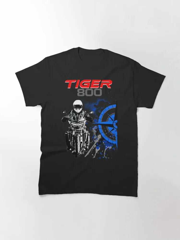 

T-Shirt Motorcycle Tiger 800 Classic Motorcycle T-Shirt Custom Aldult Teen Unisex Digital Printing Fashion Funny New Xs-5Xl