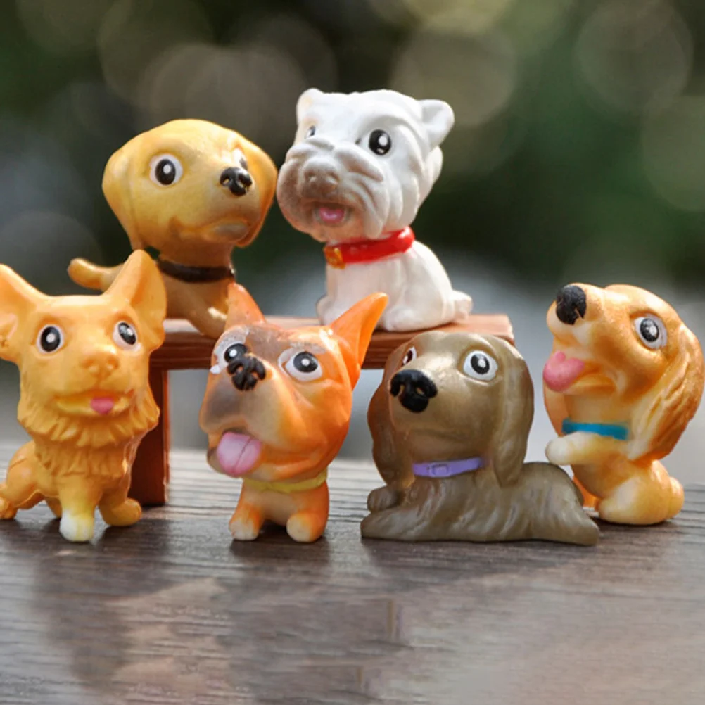 

12pcs Animals Realistic Figures Miniature Dog Animal Models