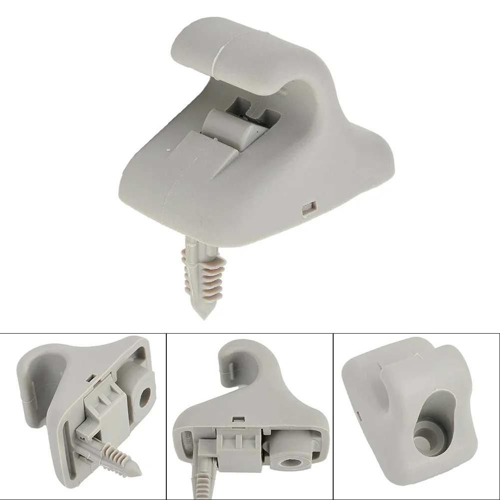 Car Sun Visor Retainers Clips Gray ABS Suitable For Hyundai Elantra MD Veloster ACCENT 2011 I30 2012 Elantra 2014 1pcs