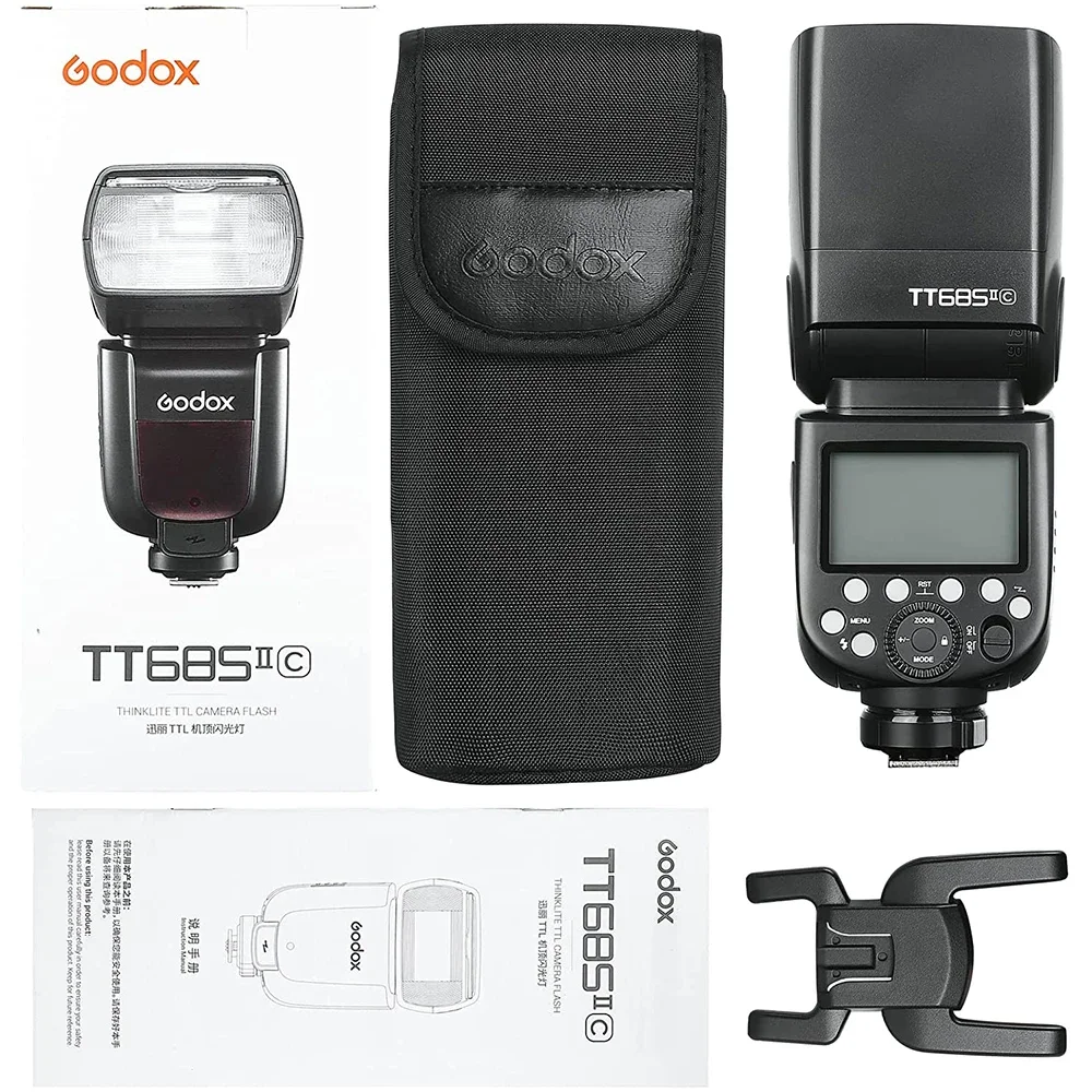 Godox TT685II TTL HSS Camera Flash TT685IIC TT685IIN TT685IIS Built-in 2.4G Wireless X System for Canon Nikon Sony Fuji Olympus 6