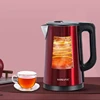 Houselin 1500W fast boiling electric teapot, 2.5L stainless steel kettle electric boiling water auto turn off electric kettle 3