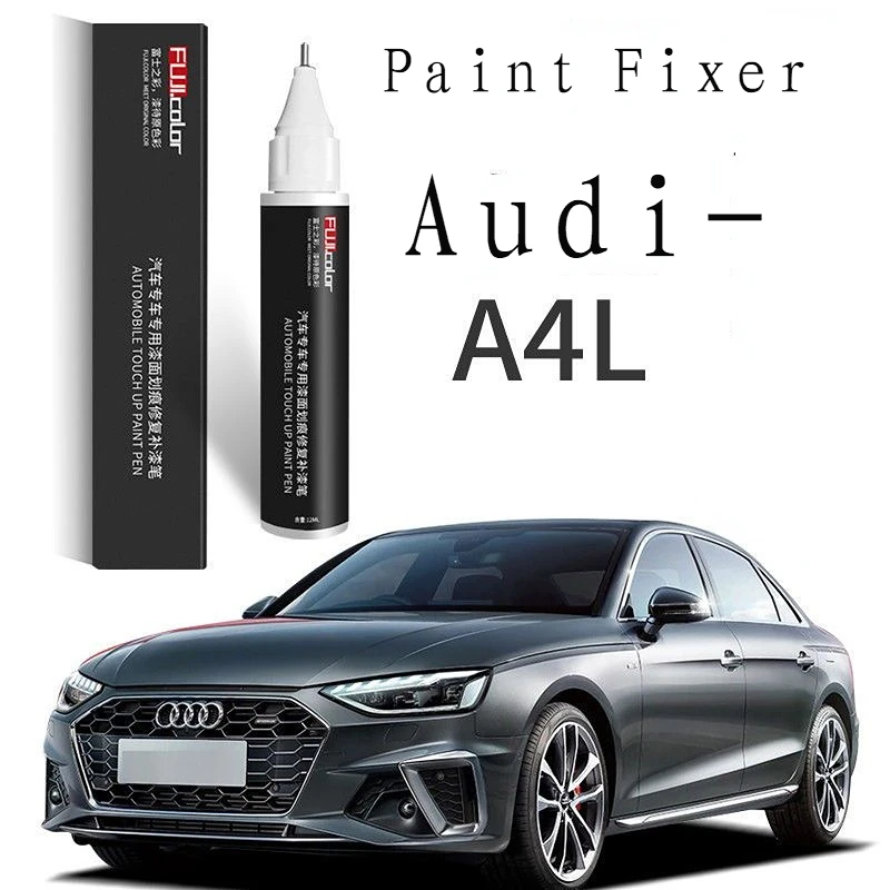 Paint pen for scratch suitable for Audi A4L paint repair pen original factory ibis white sky cloud gray black special A4L  car