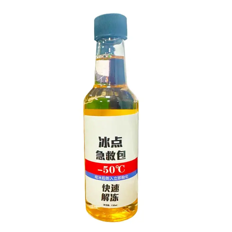 Car Ice Melt 150ml Snow Melter Fast Acting Snow Removal Liquid Effective Environmentally Safe Car Frost Removal For