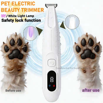 Waterproof Pet Grooming Trimmer with LED Light 1