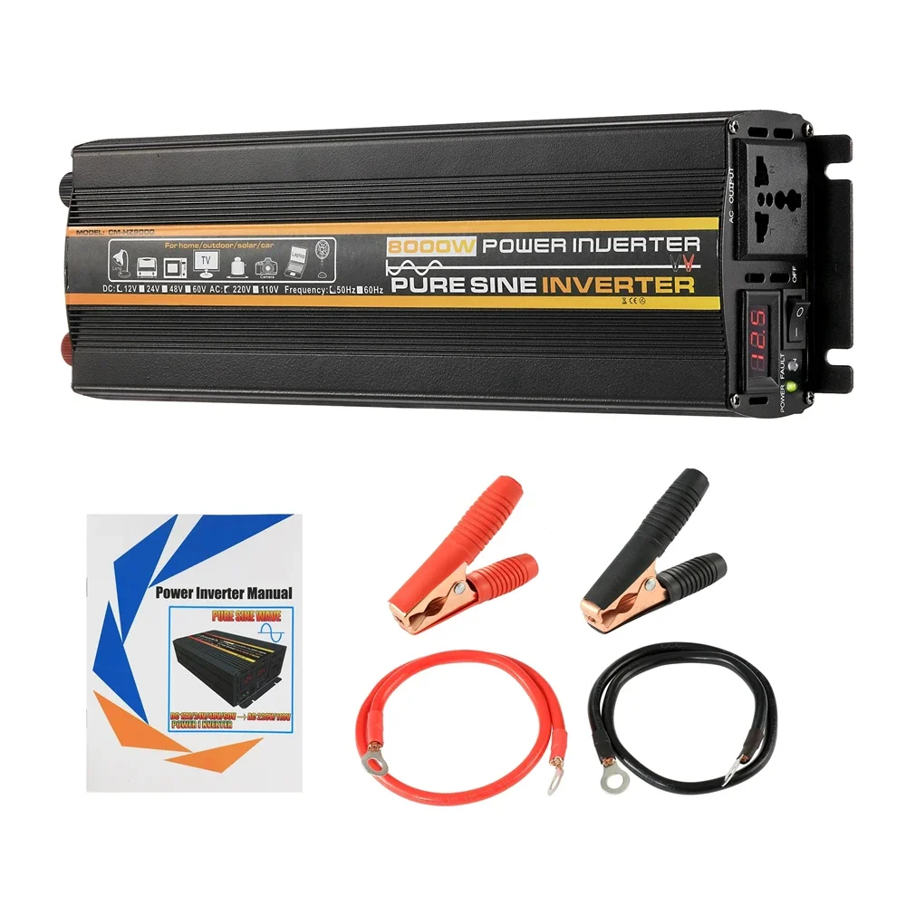 Inverter Onda Sinusoidale Pura 300W - Da 12V A 220V, Per Auto, Campeggio, Emergenze - Foto 2