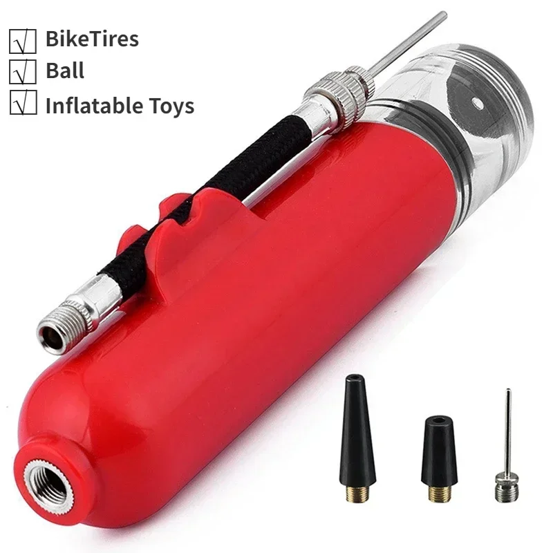 

Велосипедный насос, портативный мини-насос для мячей для спорта, волейбола, футбола, баскетбола, йоги, ручной воздушный насос для быстрого накачивания