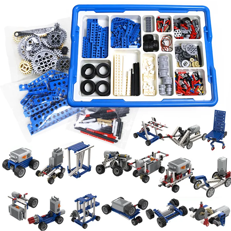 

Технические детали 9686, детали MOC, Обучающий робот «сделай сам», строительные блоки, набор электротехники для науки и технологии, игрушки для детей 9686