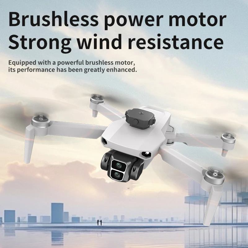 Drone 8K avec écran et VR en vol au-dessus d'un champ, avec lunettes VR