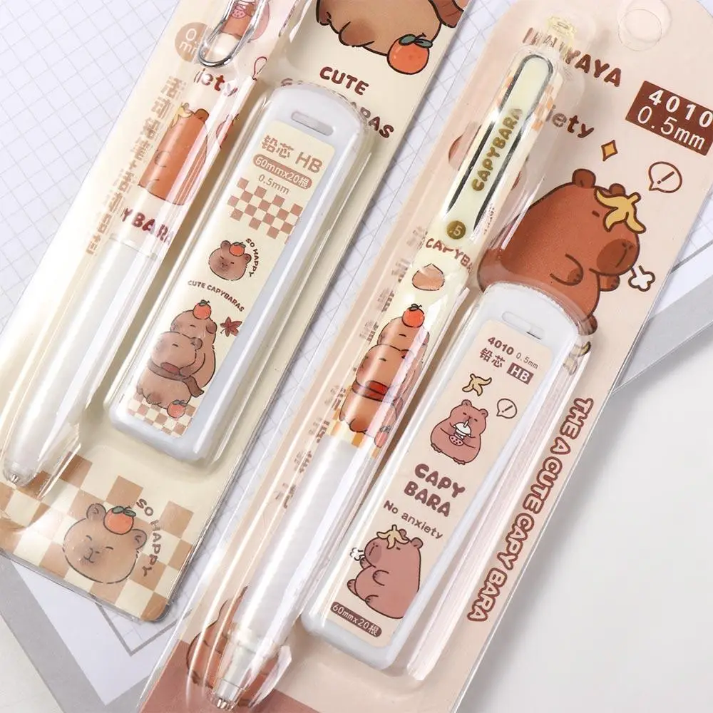 Set Di Cancelleria Kawaii Capybara - 3 Temperamatite A Forma Di Zampa Di Gatto, Materiale Scolastico Simpatico, Regalo Per Bambini