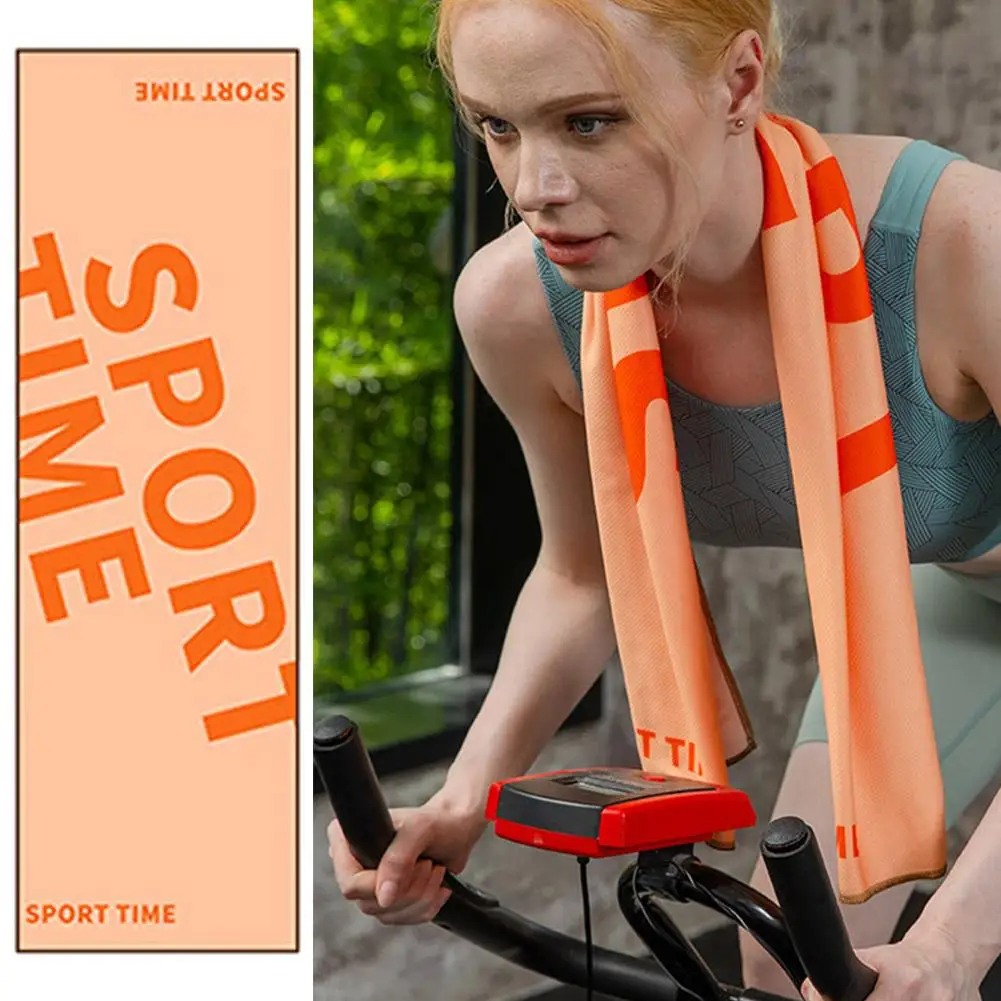 

Быстросохнущее полотенце для спортзала, впитывающее пот, дышащее полотенце для занятий йогой, бега, пляжных принадлежностей, охлаждающее полотенце для гольфа и плавания G3X7