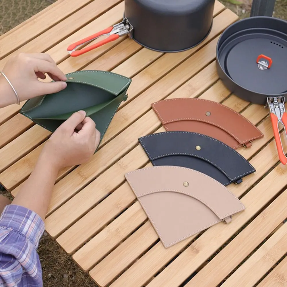 

Сумка из ПУ кожи для хранения фильтров кофе, Новая легкая водонепроницаемая коническая сумка для фильтров, однотонная коробка для фильтров кофе, для кемпинга