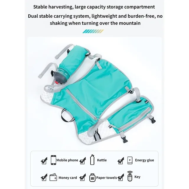 Running Hydrating Vest Backpack Ultralight Hydration Jogging Vest Men Breathable Marathon Bicycle Bag Water Bottle 500ML 5