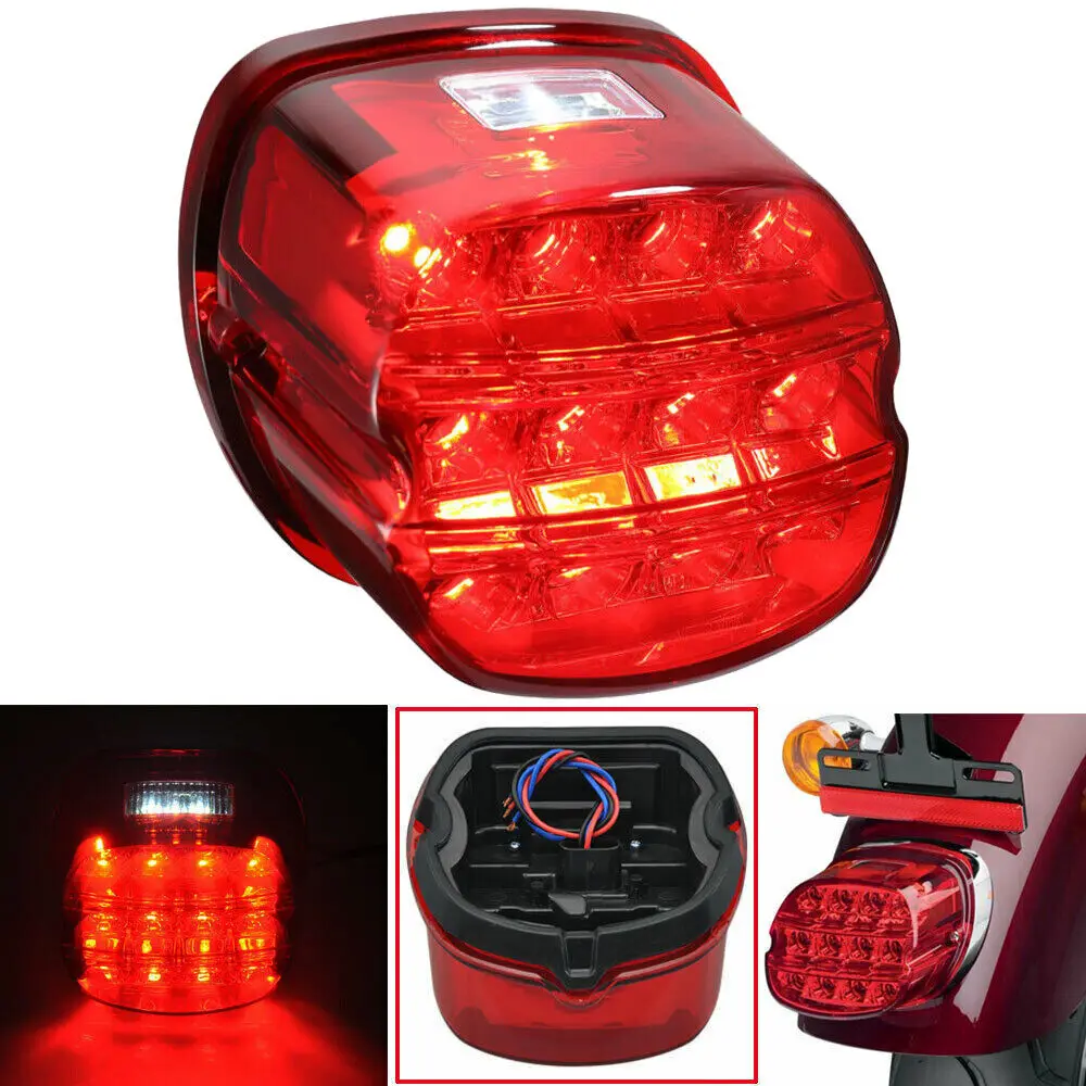 

Motorcycle Led Brake Tail Light Moto Signal Lamp For Touring Electra Glide Road Glide Softail Sportster XL883 XL48 Dyna FLD
