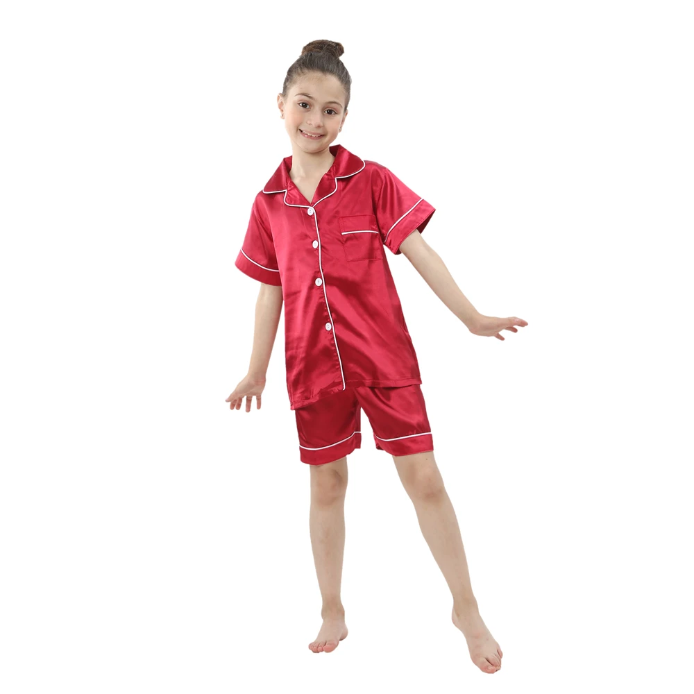 Conjunto de pijamas de manga completa infantil, roupas de dormir, loungewear bebê menino e menina, verão e outono, festa