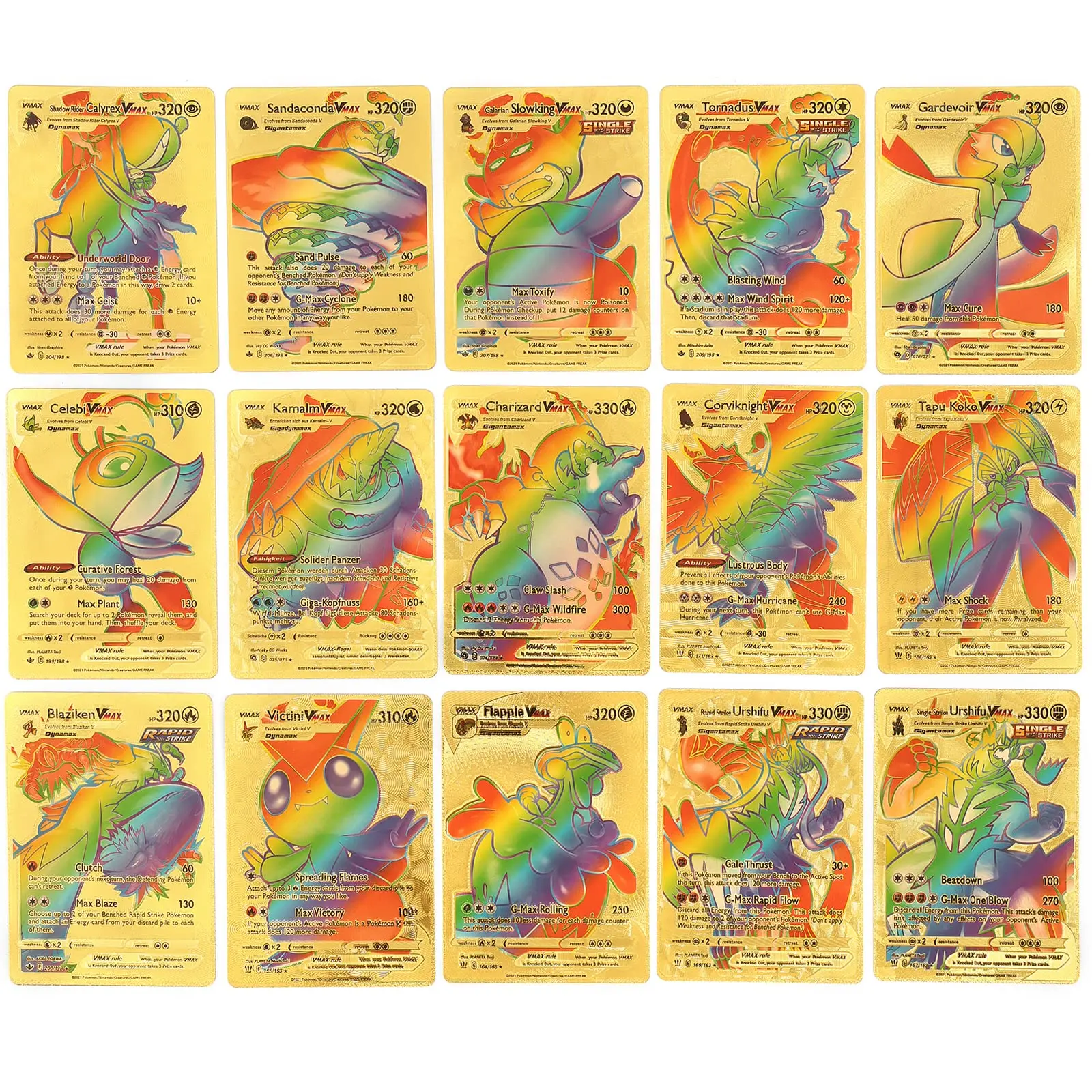 Lote 55 Cartas Pokémon - Silver Metal - R$ 79,90