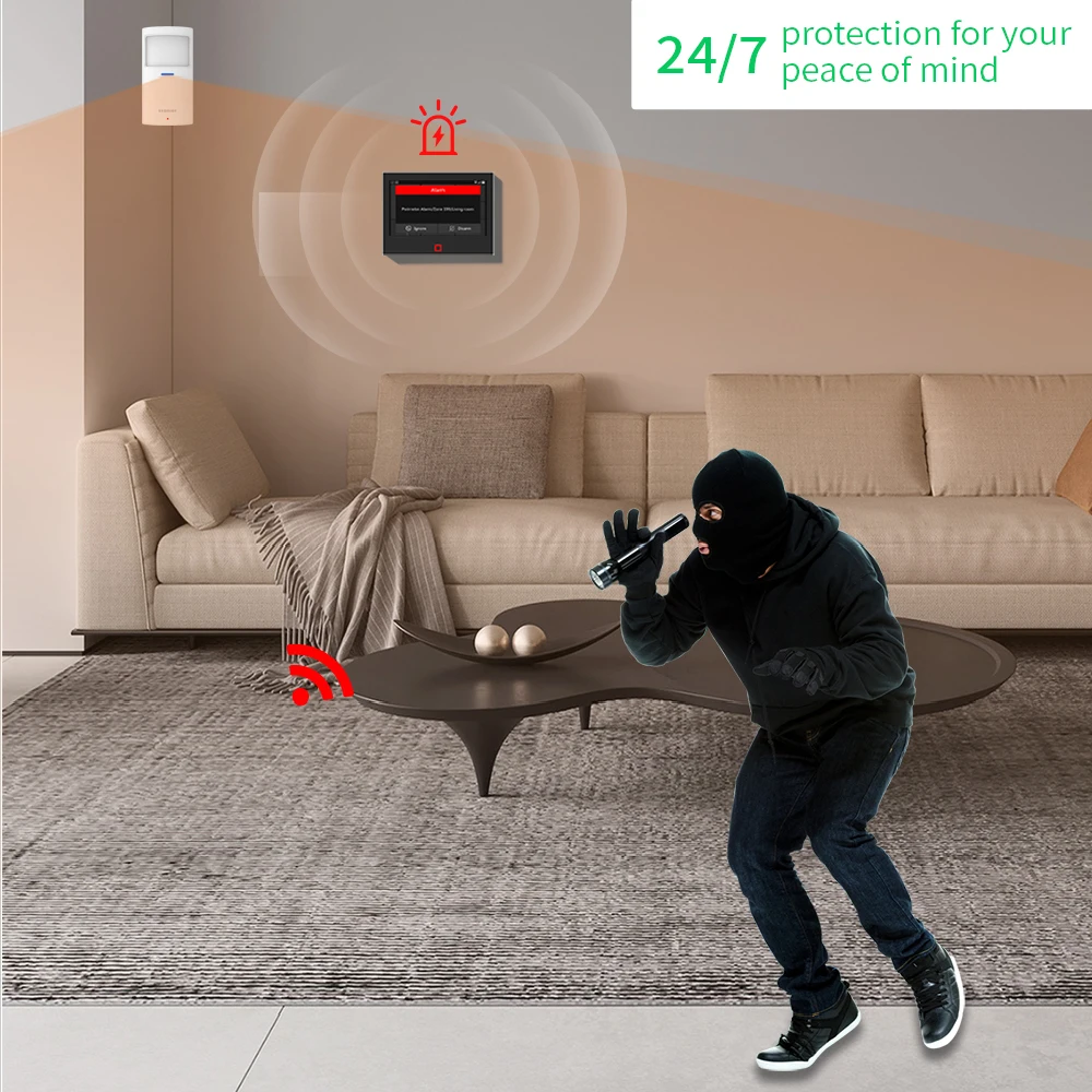 Sada príslušenstva domácej bezpečnosti pre úplné pokrytie