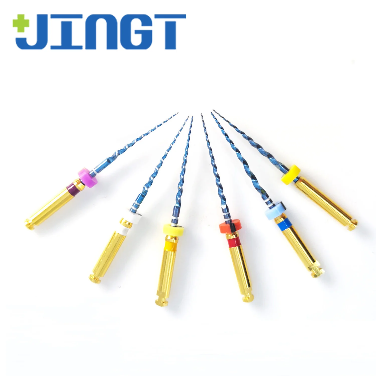 

JINGT 30Sticks Dental Root Canal File Heat-Activated Rotary Nitinol Tooth Pulp Files Thermally Activated Nickel-Titanium SX-F3