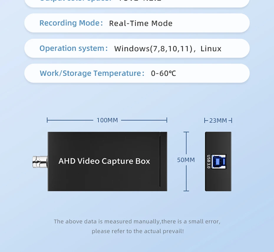 AHD FREE Driver OBS Vmix Streaming Live Broadcast 1080P Wirecast Zero-Lag Anolog