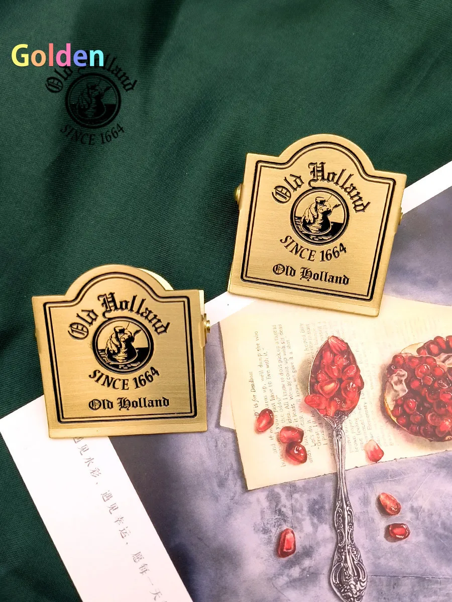 올드 홀랜드 빈티지 구리 클립 - 학생들을 위한 내구성 있는 아트 폴더 및 정리함, 심플하고 견고한 디자인