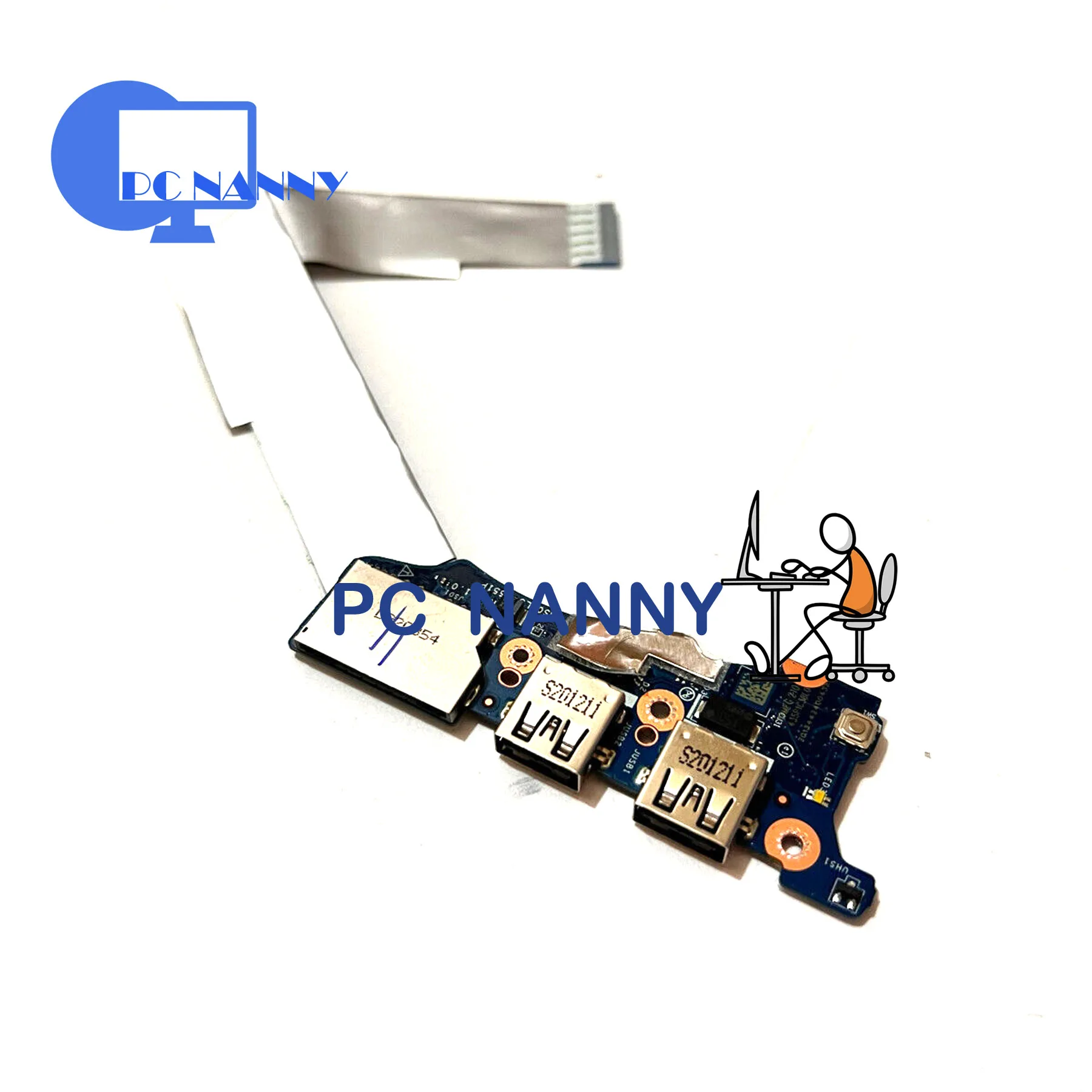 

PCNANNY FOR XIAOXIN AIR-14IIL 2020 Ideapad 5 14IIL05 USB POWER BUTTON BOARD LS-J551P