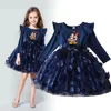 Mickey Minnie Mouse Girl Baby Dresses Spring Autumn Child Long Sleeve Sweet Princess Newborn Casual Dress Birthday Party 2-6Y 3