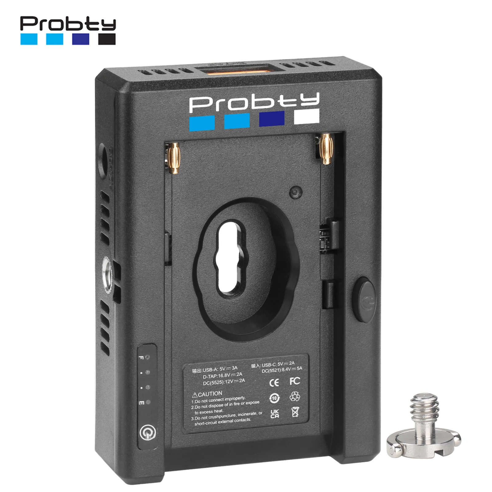 Battery Charger Adapter For NP-F550 F750 F970 For BMPCC 4K 6K DSLR ILDC