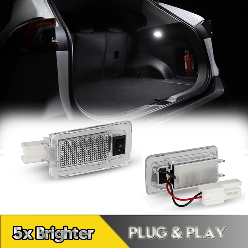 1Pcs For Toyota Rav4 MK5 XA50 LED Trunk Lights Luggage Compartment Interior Lamps Scion Highlander Prius Venza Canbus White