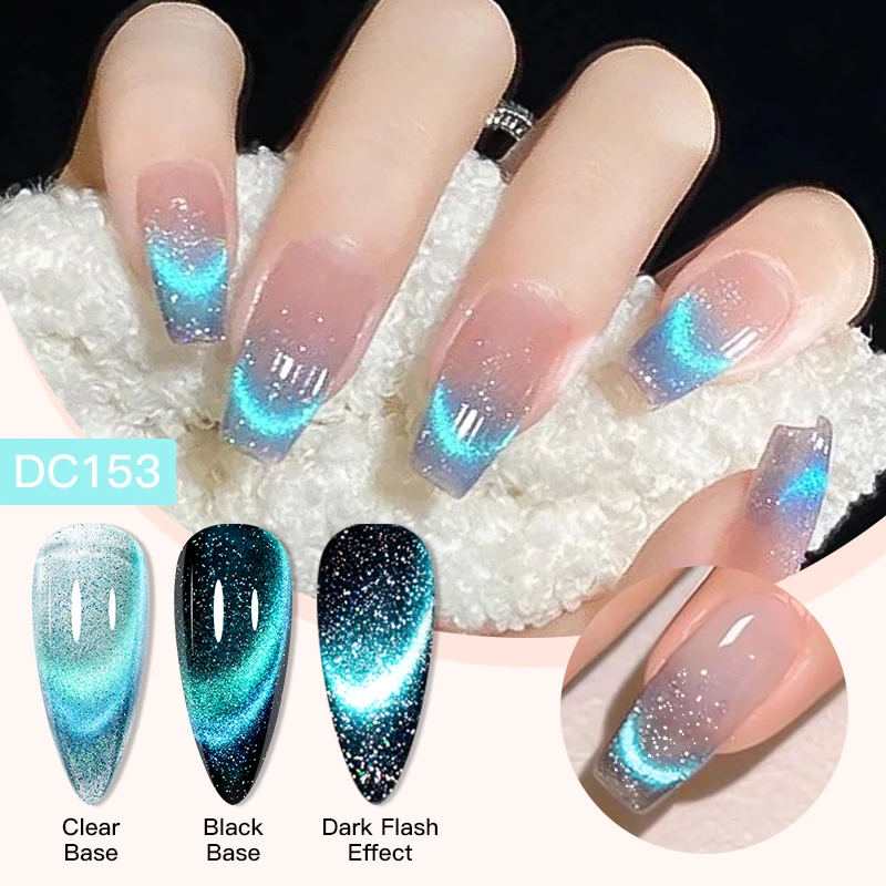 

Mtssii 7ml Cat Magnetic Gel Nail Polish Semi Permanent Dynamic Glitter Reflective Nail Gel Soak Off UV Gel Nail Art Varnish