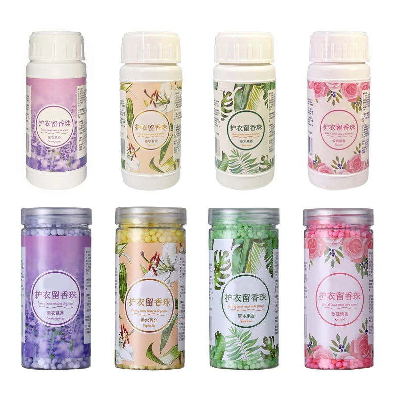 Laundry Beads 100/200g Bottle Clothes Protect Laundry Scent Beads Artifact for Home Bedroom Dormitory Clothes Cleaning