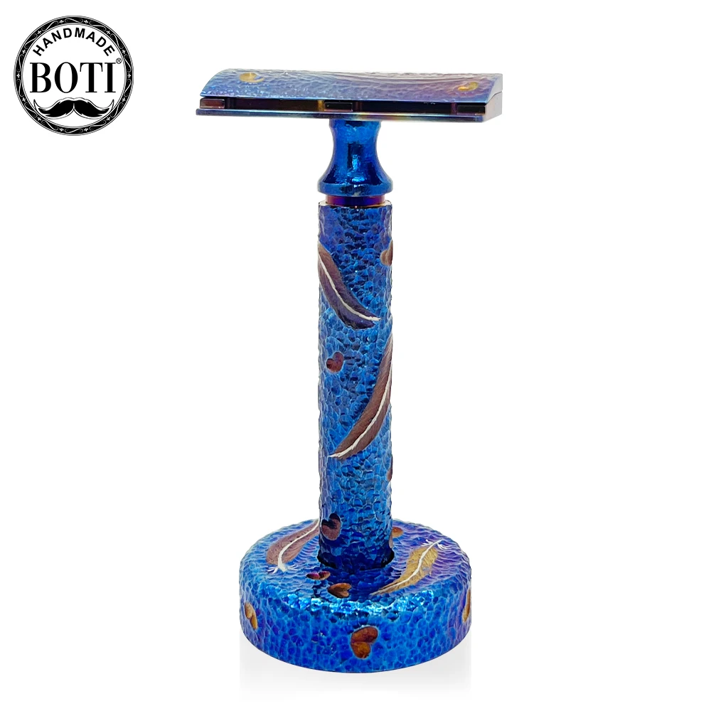 Boti Razor Titanium SE and DE Safety Razor for Manual Wet Shaving Men Shaver Face Care Beard Hair Remover Barber Tools 5