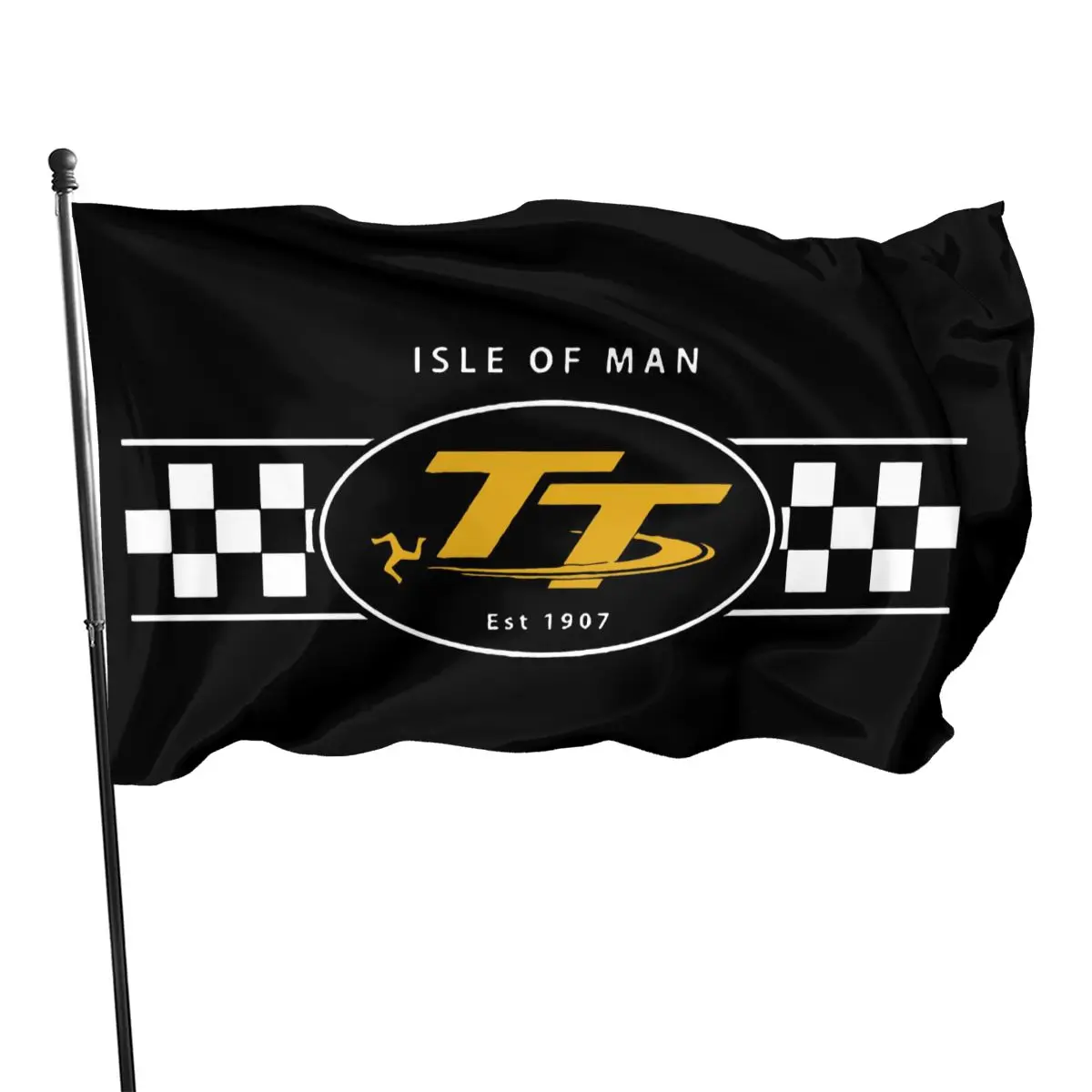 Limited Tt Legend Isle Of Man 1907 Road Race Track Motorcycle Racing Streetwear Size S- Fresh Design Flag | Дом и сад