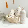 3 Layers Baby Milk Powder Box Tulip Compartment Portable Formula Dispenser Large Capacity Non-Spill Infant Food Tank Fruit