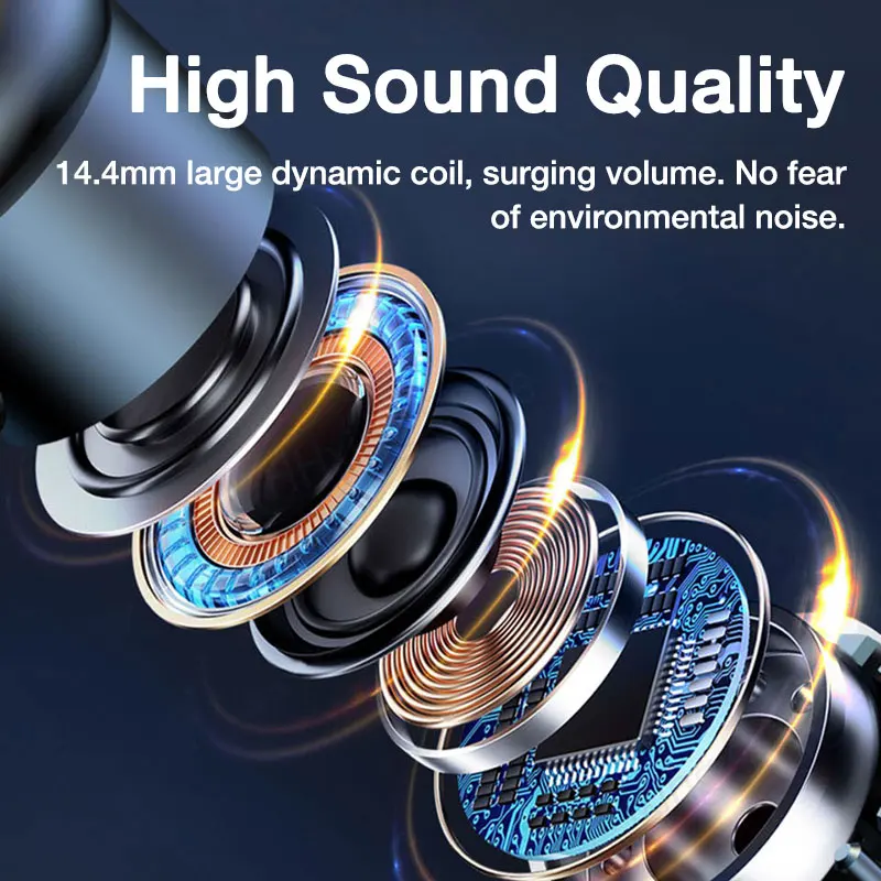 EARDECO YYK520 Wireless Headphones With Microphone Bluetooth Fone De Ouvido Audifonos Con Microfono Auriculares Inalambicos Headset Earphones - Image 3
