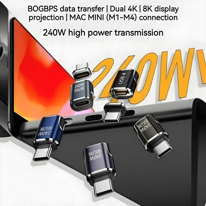 รูปสินค้า อะแดปเตอร์ USB-C ชาร์จเร็ว 8K สำหรับ iPhone และ Macbook