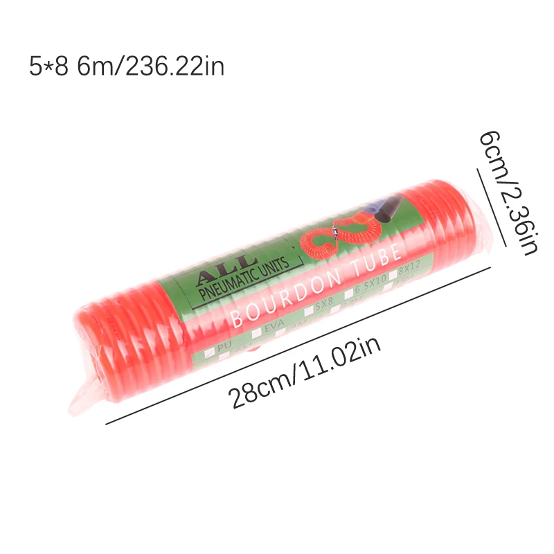 Tuyau de compresseur d'air PolyVrPU, tuyau pneumatique, outil de tuyau, outils ménagers, 6m, 1PC