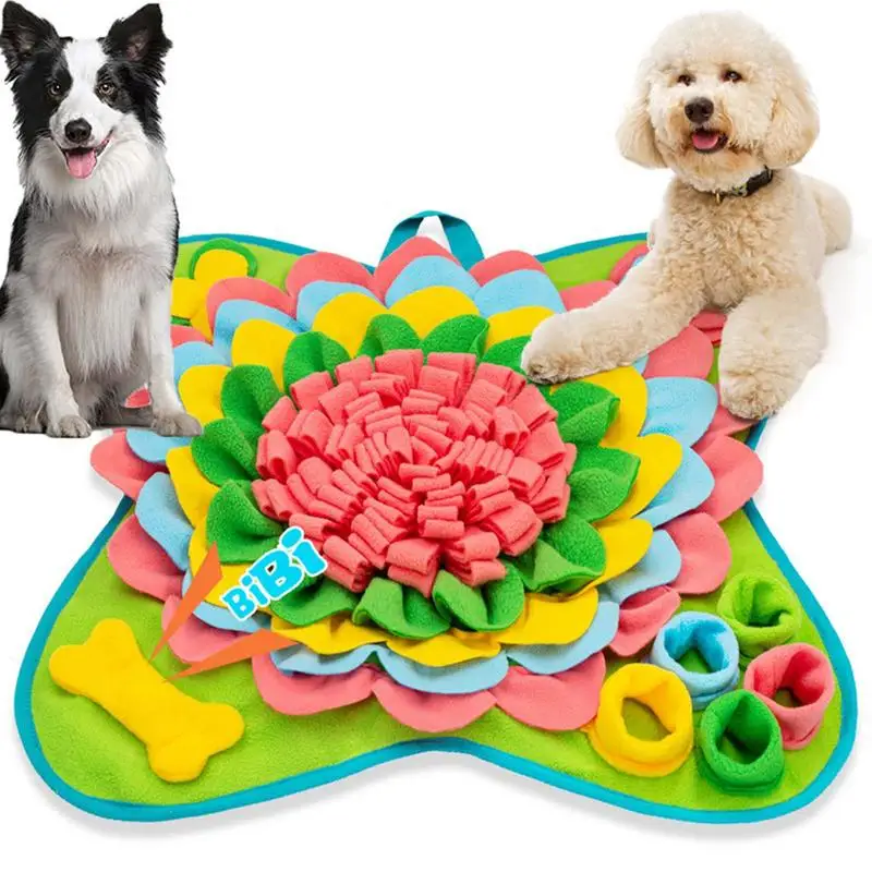 

Dogs Pet Leak Food Anti Choking Mat Cat Dog Training Blanket Nose Work Toy Pet Slowing Feeding Intelligence Mat
