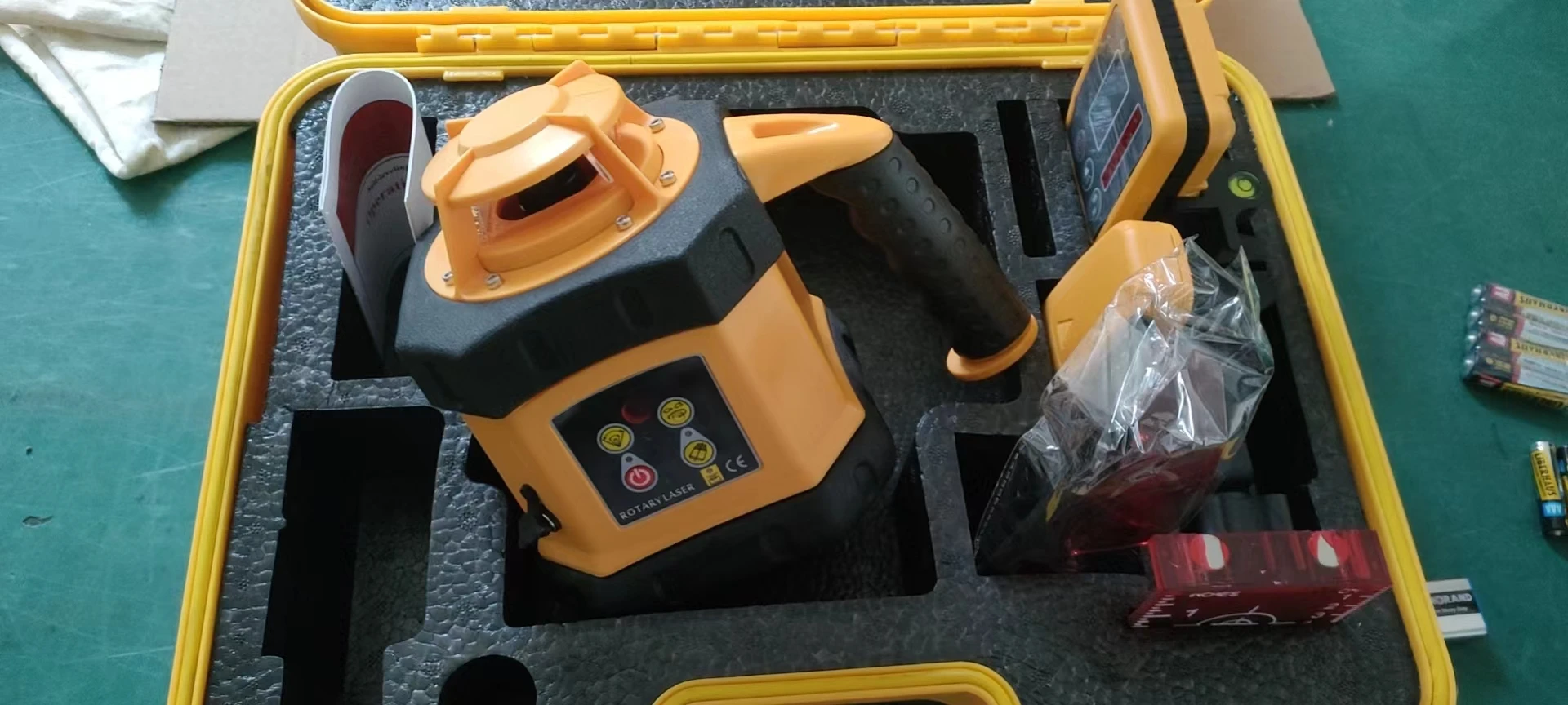 Heipoe 205R 360 rotary Self-leveling 3D Rotating red beam Rotary Laser Level