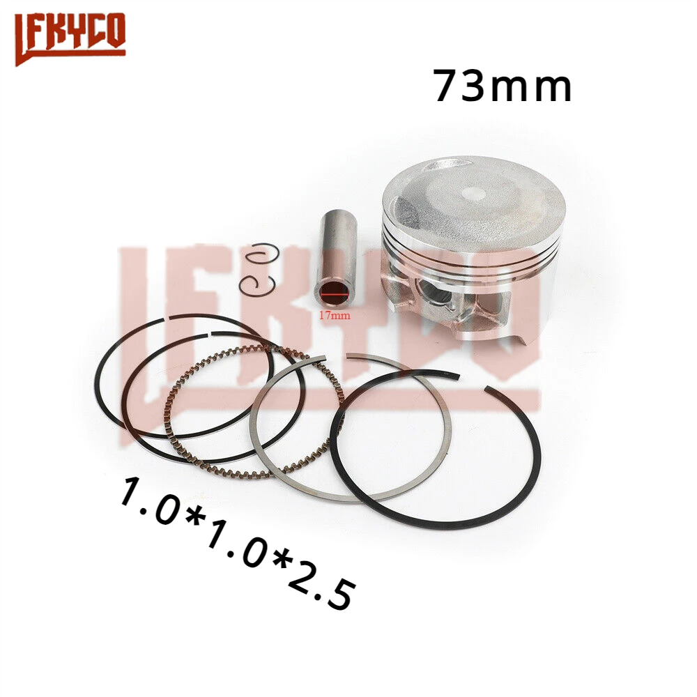 YAMAHA RD400 74-78 1.00mm O/S FORSETI PISTON SET 65mm RINGS PIN CLIPS - Foto 4