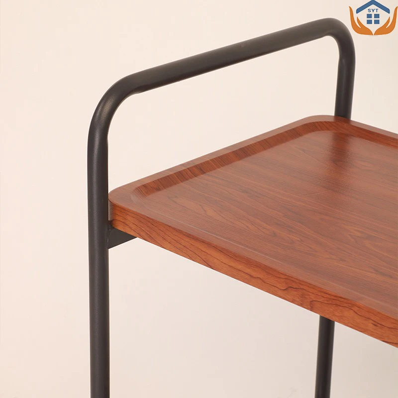 Nordic Sofa Side Table Bedside Table Light Luxury Modern Simple Living Room Small Coffee Mobile Trolley CJ-13